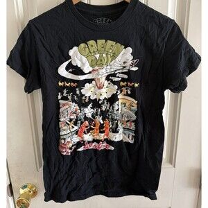 Green Day Band Dookie Album Tour Black T-Shirt Size Small